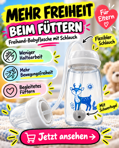 Freihand-Babyflasche