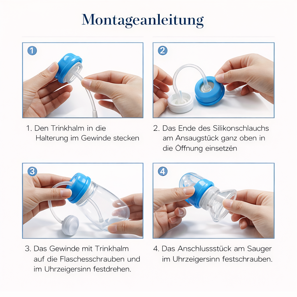 Freihand-Babyflasche