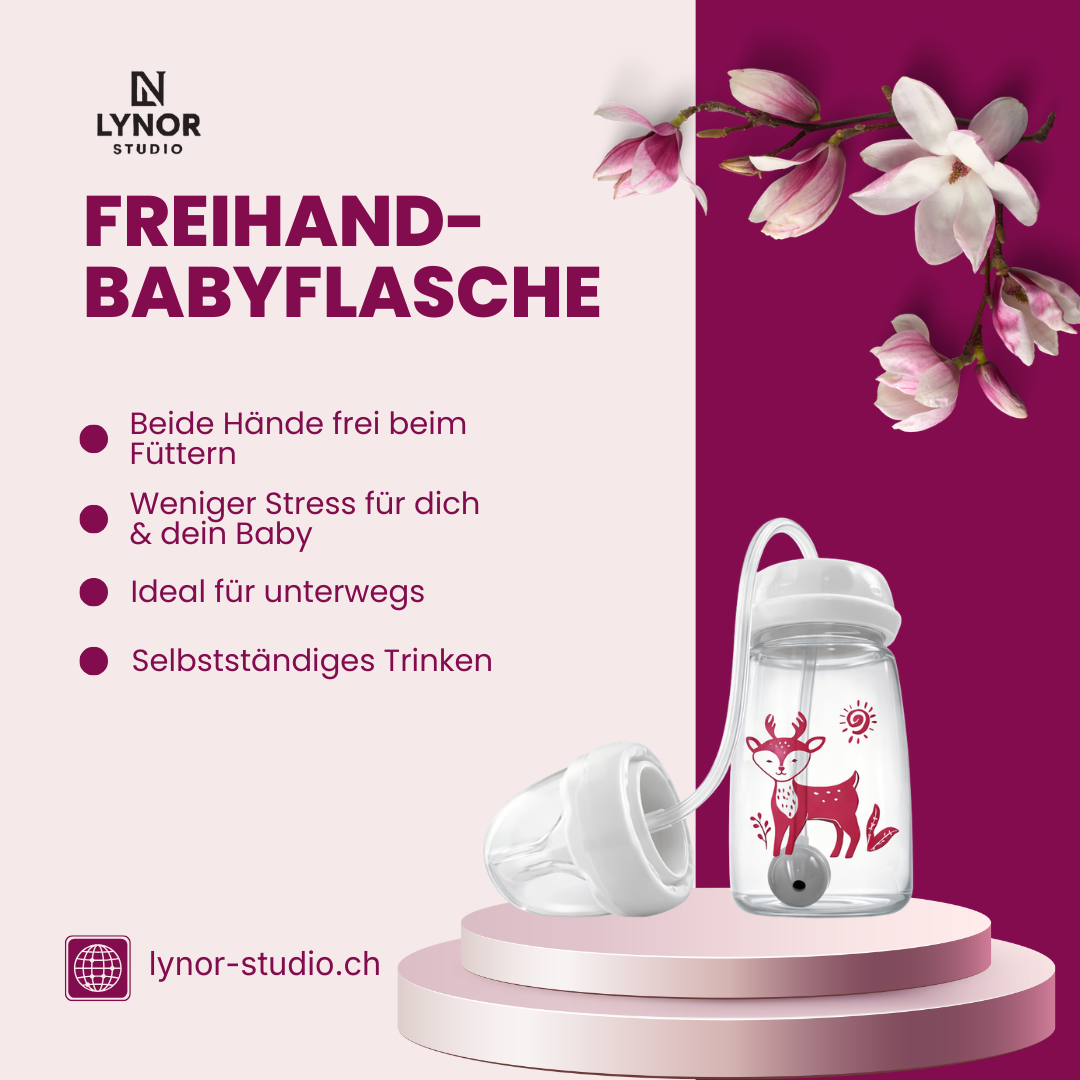 Freihand-Babyflasche