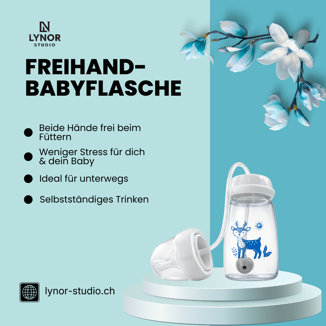 Freihand-Babyflasche